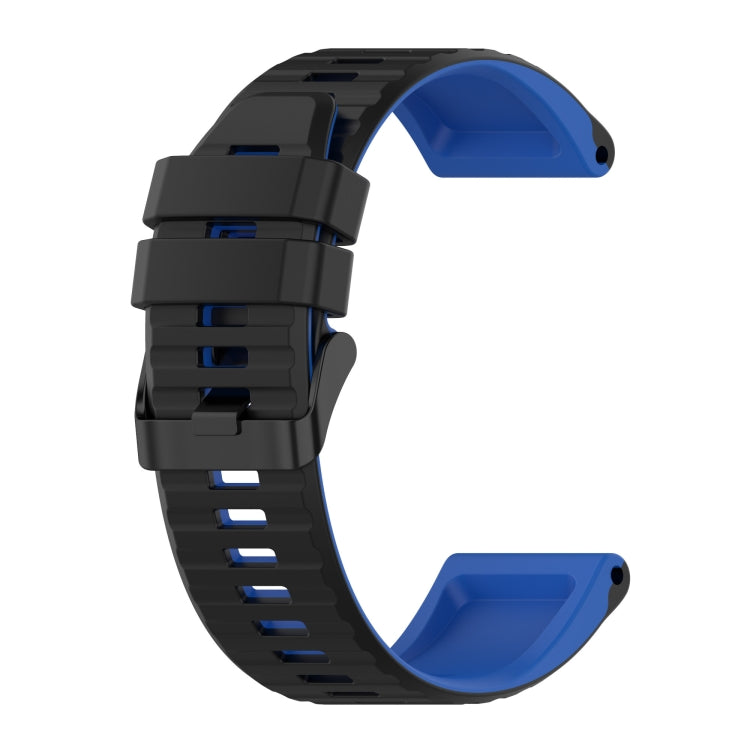 22mm Silicone Mixing Color Watch Strap, For Garmin Forerunner 945, For Garmin Instinct