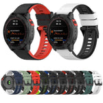 26mm Silicone Mixing Color Watch Strap, For Garmin Fenix 3, For Garmin Fenix 3 HR, For Garmin Fenix 3 Sapphire