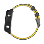20mm Mixed-Color Silicone Strap, For Samsung Galaxy Watch 4 Classic 42mm, For Samsung Galaxy Watch 4 Classic 46mm
