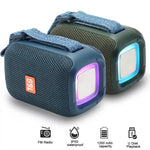 مكبر صوت بلوتوث محمول مقاوم للماء 5 واط مع إضاءة RGB T&G TG339