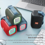 مكبر صوت بلوتوث محمول مقاوم للماء 5 واط مع إضاءة RGB T&G TG339