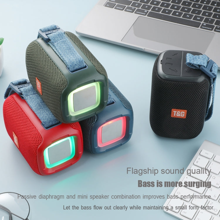 مكبر صوت بلوتوث محمول مقاوم للماء 5 واط مع إضاءة RGB T&G TG339