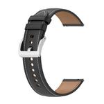 Embossed Genuine Leather Watch Strap, For Garmin Vivomove, For Garmin Move Style, For Garmin Move Luxe