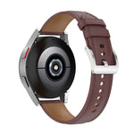 Embossed Genuine Leather Watch Strap, For Garmin Vivomove, For Garmin Move Style, For Garmin Move Luxe
