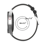 Embossed Genuine Leather Watch Strap, For Garmin Vivomove, For Garmin Move Style, For Garmin Move Luxe