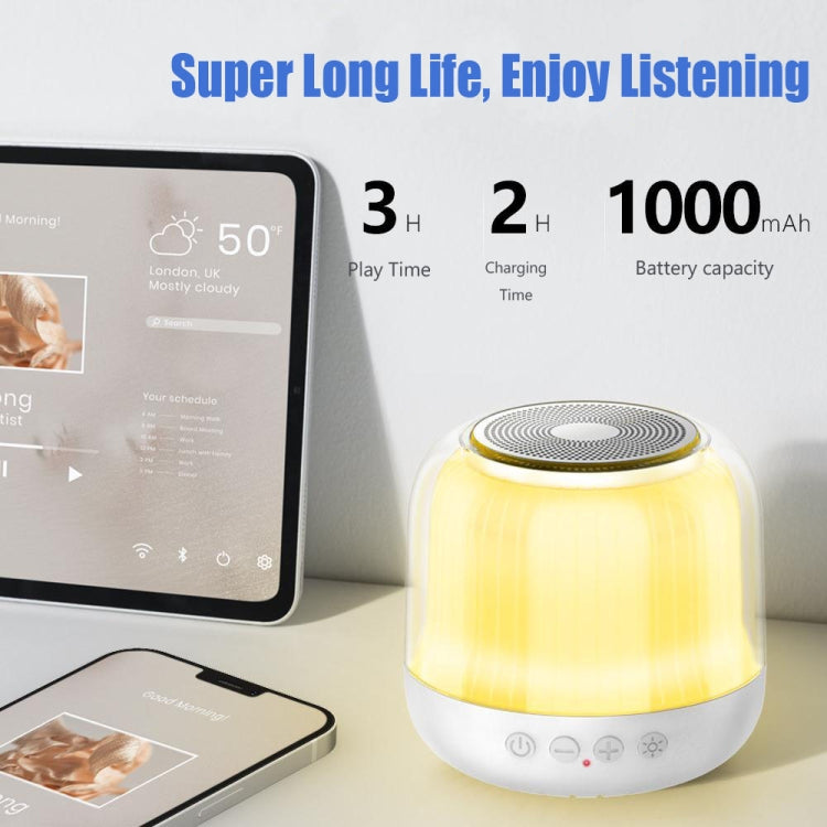 مكبر صوت بلوتوث لاسلكي مع إضاءة LED RGB كاملة الشاشة JY12
