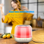 مكبر صوت بلوتوث لاسلكي مع إضاءة LED RGB كاملة الشاشة JY12