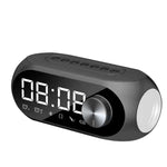 مكبر صوت بلوتوث مع ساعة منبه وإضاءة LED يدعم بطاقة TF / راديو FM AEC S8