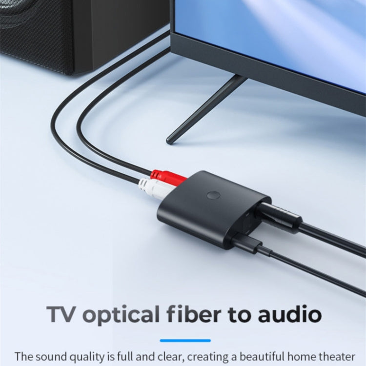 جهاز استقبال صوت Bluetooth 5.1 BT-B36، محول رقمي إلى تناظري للألياف البصرية والمحوري للتلفاز