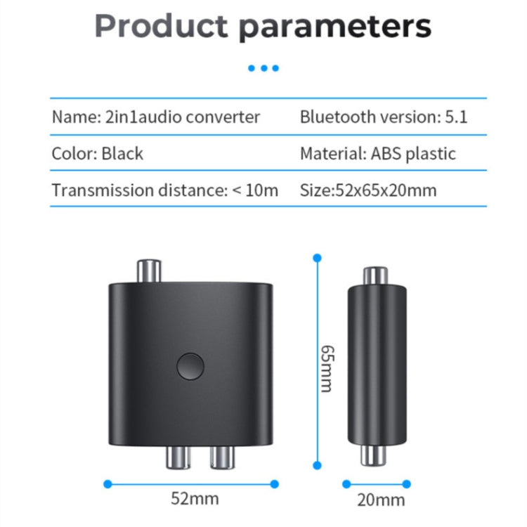 جهاز استقبال صوت Bluetooth 5.1 BT-B36، محول رقمي إلى تناظري للألياف البصرية والمحوري للتلفاز