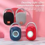 مكبر صوت صغير محمول لاسلكي خارجي مع إضاءة LED TWS T&G TG321