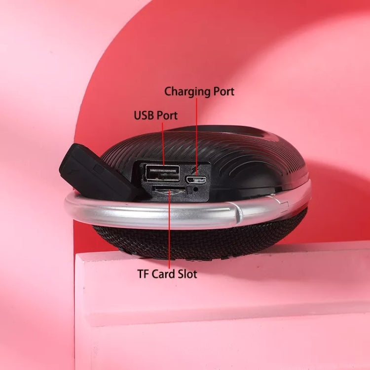 مكبر صوت صغير محمول لاسلكي خارجي مع إضاءة LED TWS T&G TG321