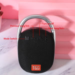 مكبر صوت صغير محمول لاسلكي خارجي مع إضاءة LED TWS T&G TG321