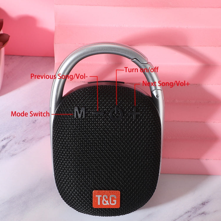 مكبر صوت صغير محمول لاسلكي خارجي مع إضاءة LED TWS T&G TG321