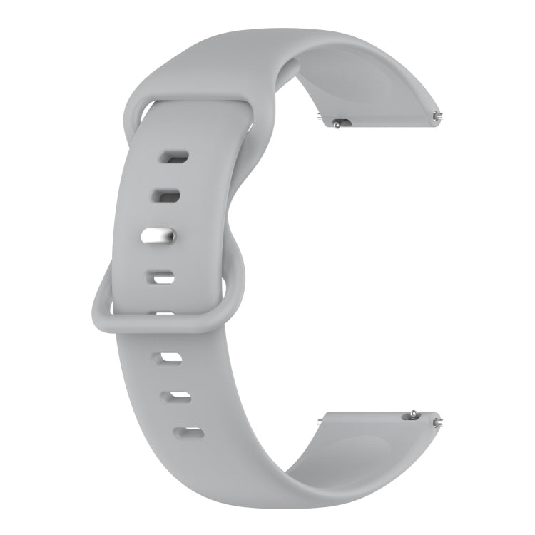 20mm Solid Color Silicone Watch Band, For Garmin Forerunner 245 Music, For Garmin Vivoactive 3 Music