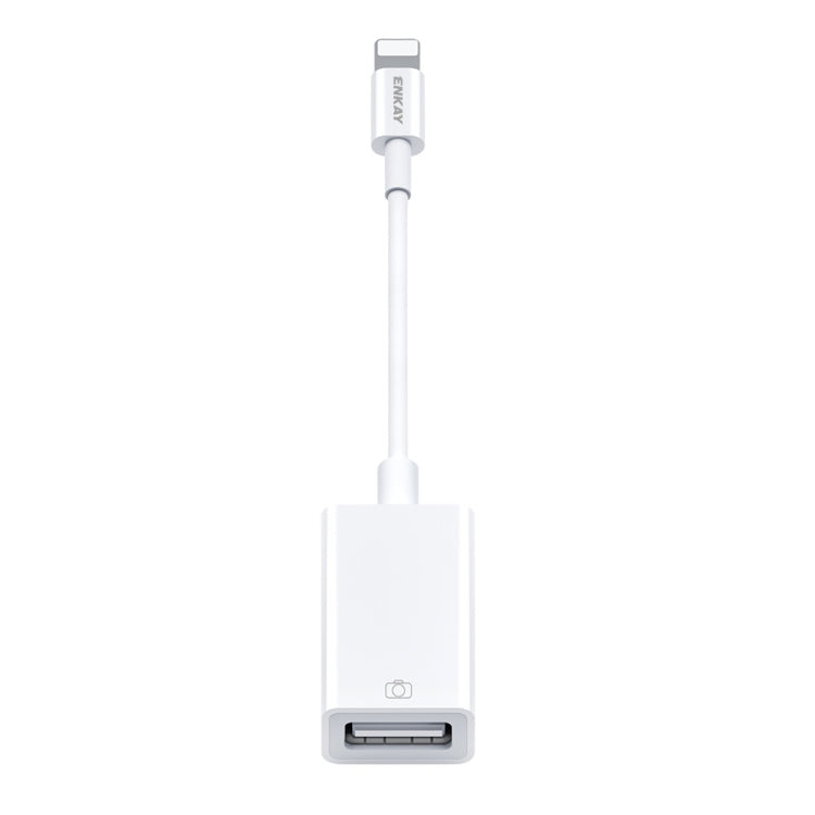 محول بيانات ENKAY ENK-AT108 من 8 دبابيس إلى USB 3.0 OTG لهواتف iPhone / iPad