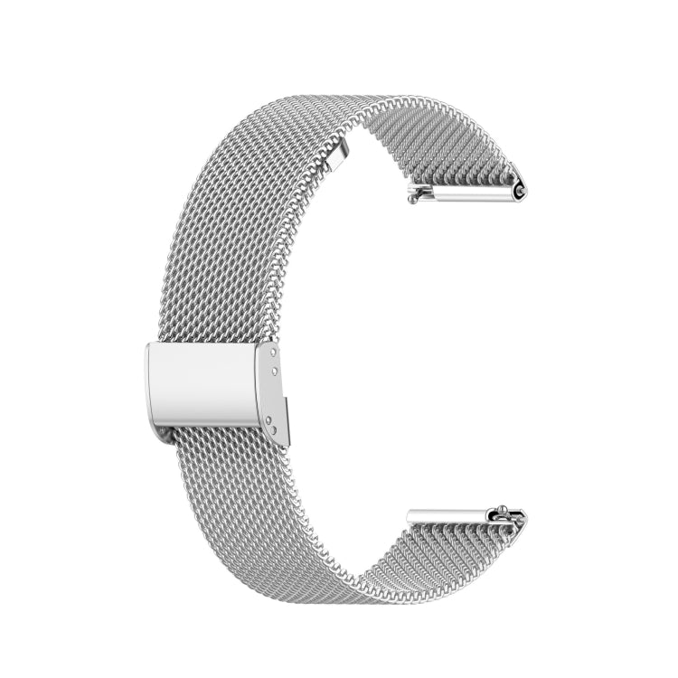 20mm Milan Metal Steel Mesh One Buckle Watch Band, For Huawei GT3 Pro 43mm