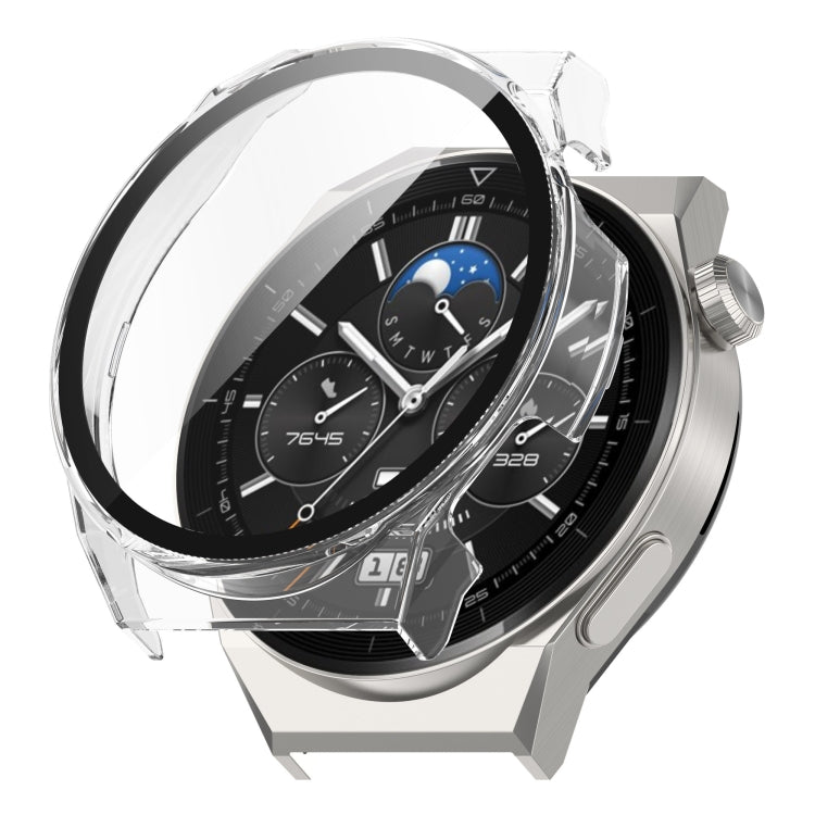 PC + Tempered Film All-in-one All-inclusive Watch Protective Case, For Huawei GT3 Pro 46mm