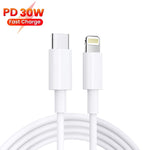 شاحن PD 35 واط بمنافذ USB-C / Type-C مزدوجة مع كابل بيانات Type-C إلى 8 بن، قابس الولايات المتحدة، قابس الولايات المتحدة + كابل 8 بن بطول 1 متر، قابس الولايات المتحدة + كابل 8 بن بطول 1.5 متر، قابس الولايات المتحدة + كابل 8 بن بطول 2 متر
