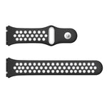 For Fitbit Ionic Breathable Two-tone Silicone Watch Band