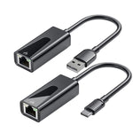 محول بطاقة شبكة RJ45 بسرعة 1000Mbps، USB إيثرنت، USB 3.0، Type-C