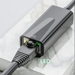 محول بطاقة شبكة RJ45 بسرعة 1000Mbps، USB إيثرنت، USB 3.0، Type-C