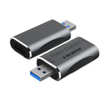 محول USB 3.0 إلى HDMI بدقة كاملة HD 1080P 60 إطار في الثانية لالتقاط فيديو الألعاب