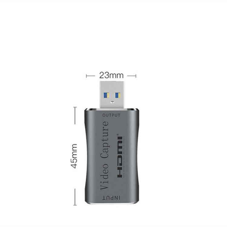محول USB 3.0 إلى HDMI بدقة كاملة HD 1080P 60 إطار في الثانية لالتقاط فيديو الألعاب