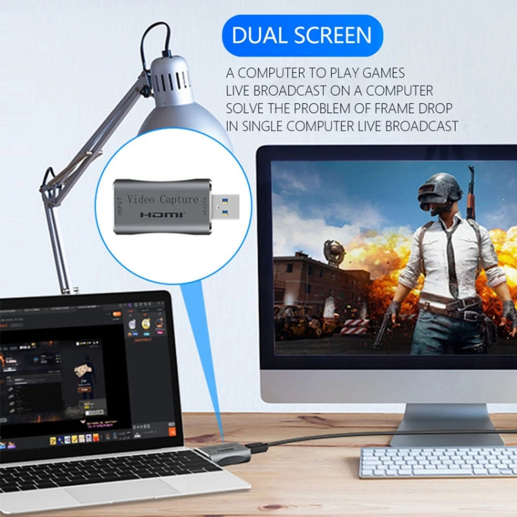 محول USB 3.0 إلى HDMI بدقة كاملة HD 1080P 60 إطار في الثانية لالتقاط فيديو الألعاب