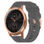 20mm Nylon Woven Watch Band, For Garmin Venu SQ, For Garmin Vivomove 3, For Garminmove 3, For Garmin VivoMove Luxe, For Garminmove Luxe, For Garmin VivoMove Style