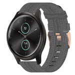 20mm Nylon Woven Watch Band, For Garmin Venu SQ, For Garmin Vivomove 3, For Garminmove 3, For Garmin VivoMove Luxe, For Garminmove Luxe, For Garmin VivoMove Style