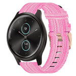 20mm Nylon Woven Watch Band, For Garmin Garminmove Style, For Garmin Vivomove, For Garmin Vivomove HR Sport, For Garmin Vivoactive 3, For Garmin Vivoactive3 Music, For Garmin Forerunner 245