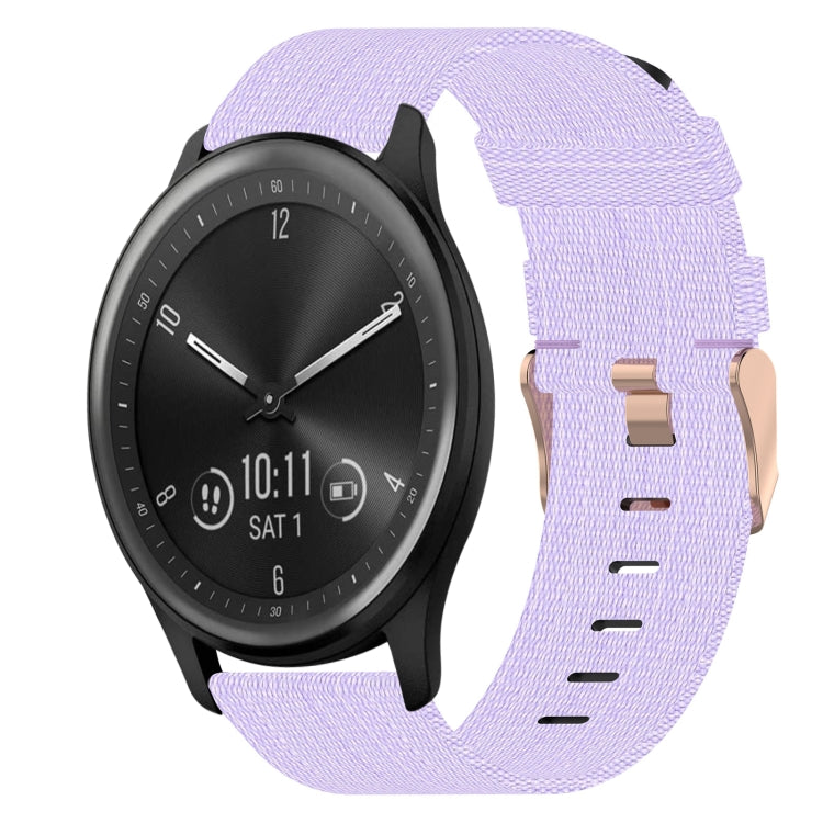20mm Nylon Woven Watch Band, For Garmin Garminmove Style, For Garmin Vivomove, For Garmin Vivomove HR Sport, For Garmin Vivoactive 3, For Garmin Vivoactive3 Music, For Garmin Forerunner 245