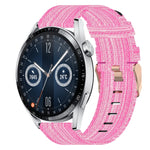 22mm Nylon Woven Watch Band, For Huawei Watch GT3 Pro 46mm, For Huawei Watch GT3 46mm, For Huawei Watch GT Runner, For Huawei Watch 3, For Huawei Watch 3 Pro, For Huawei GT2 Pro