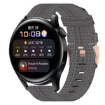 22mm Nylon Woven Watch Band, For Huawei Watch GT3 Pro 46mm, For Huawei Watch GT3 46mm, For Huawei Watch GT Runner, For Huawei Watch 3, For Huawei Watch 3 Pro, For Huawei GT2 Pro