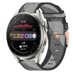 22mm Nylon Woven Watch Band, For Huawei Watch GT3 Pro 46mm, For Huawei Watch GT3 46mm, For Huawei Watch GT Runner, For Huawei Watch 3, For Huawei Watch 3 Pro, For Huawei GT2 Pro