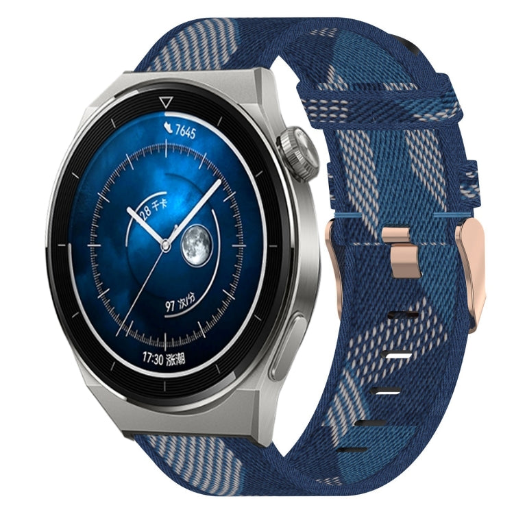 20mm Nylon Woven Watch Band, For Huawei Watch GT3 Pro 43mm, For Huawei Watch GT3 42mm, For Huawei Watch GT2 42mm, For Huawei Watch 2, For Honor Watch ES, For Honor MagicWatch2 42mm