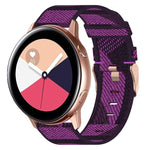 20mm Nylon Woven Watch Band, For Samsung Galaxy Watch Active 2 44mm, For Samsung Galaxy Watch Active 40mm, For Samsung Galaxy Watch 42mm, For Samsung Gear Sport, For Samsung Gear S2 Classic
