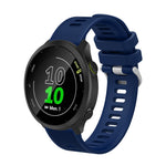 20mm Silicone Twill Watch Band, For Garmin Forerunner 55, For Garmin Venu, For Garmin Venu SQ, For Garmin Vivomove 3