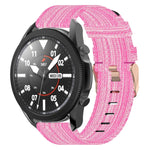 20mm Nylon Woven Watch Band, For Samsung Galaxy Watch5 40mm, For Samsung Galaxy Watch5 44mm, For Samsung Galaxy Watch5 Pro 45mm, For Samsung Galaxy Watch4 40mm, For Samsung Galaxy Watch4 44mm, For Samsung Galaxy Watch4 Classic 46mm
