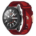 20mm Nylon Woven Watch Band, For Samsung Galaxy Watch5 40mm, For Samsung Galaxy Watch5 44mm, For Samsung Galaxy Watch5 Pro 45mm, For Samsung Galaxy Watch4 40mm, For Samsung Galaxy Watch4 44mm, For Samsung Galaxy Watch4 Classic 46mm