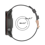 حزام ساعة من النايلون المنسوج بعرض 20 مم، لساعات Samsung Galaxy Watch4 Classic بحجم 42 مم، ولـ Samsung Galaxy Watch Active 2