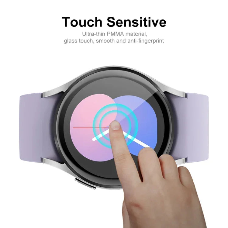 واقي شاشة فيلم HD كامل التغطية ثلاثي الأبعاد من PC + PMMA من ENKAY لسامسونج جالاكسي ووتش5 40مم، قطعة واحدة، 2 قطع، 5 قطع، 10 قطع