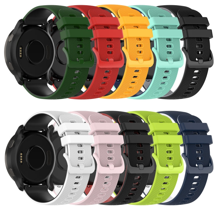 22mm Checkered Two-Color Silicone Watch Band, For Amazfit 2 Stratos