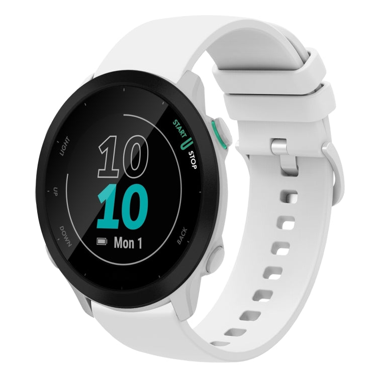 20mm Solid Color Soft Silicone Watch Band, For Garmin Forerunner 55, For Garmin Venu, For Garmin Venu SQ, For Garmin Vivomove 3