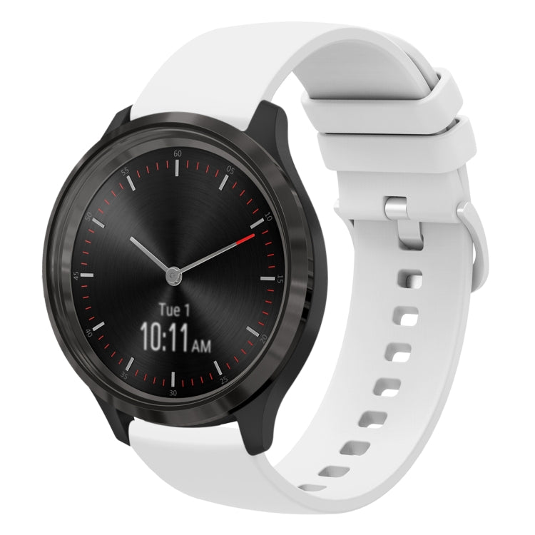 20mm Solid Color Soft Silicone Watch Band, For Garminmove 3, For Garmin VivoMove Luxe, For Garminmove Luxe, For Garmin VivoMove Style