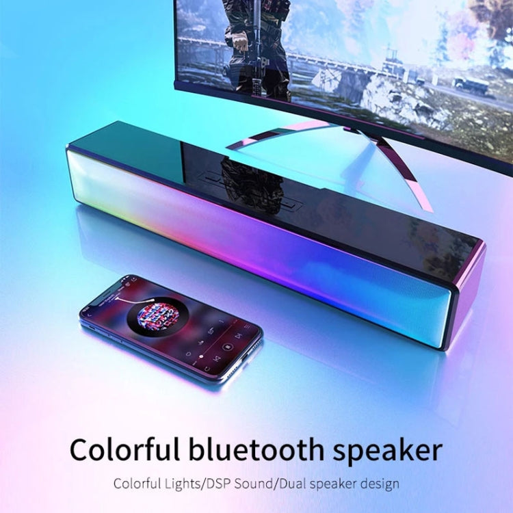 مكبر صوت شريط صوت هاي فاي AEC BT601 مع إضاءة RGB، مسرح منزلي، BT601