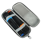 صندوق تخزين EVA صلب مقاوم للصدمات مع حقيبة ميكروفون لمكبر صوت JBL Partybox On-The-Go، لـ JBL Partybox On-The-Go مع حقيبة ميكروفون