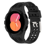 سوار ساعة ذكي من TPU متكامل مع إبزيم مزدوج الدبوس، لساعات Samsung Galaxy Watch5 40 مم، Samsung Galaxy Watch5 44 مم، Samsung Galaxy Watch4 44 مم