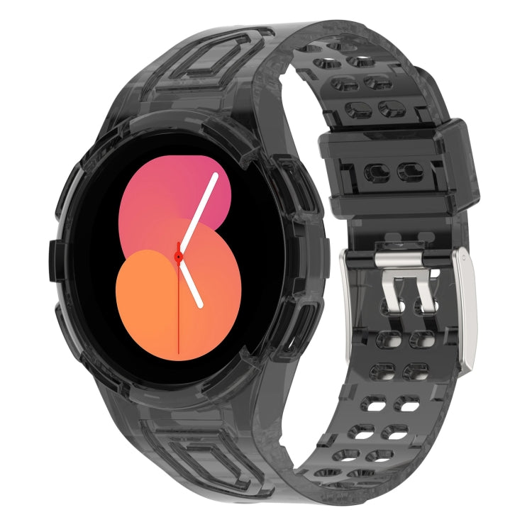 سوار ساعة ذكي من TPU متكامل مع إبزيم مزدوج الدبوس، لساعات Samsung Galaxy Watch5 40 مم، Samsung Galaxy Watch5 44 مم، Samsung Galaxy Watch4 44 مم